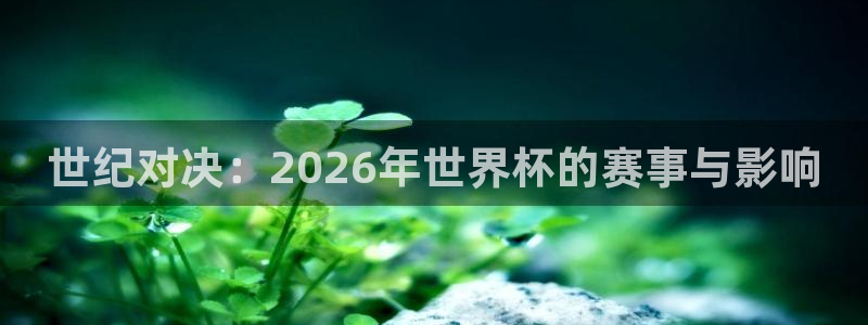 2026年男足世界杯：世纪对决：2026年世界杯的赛事与影响